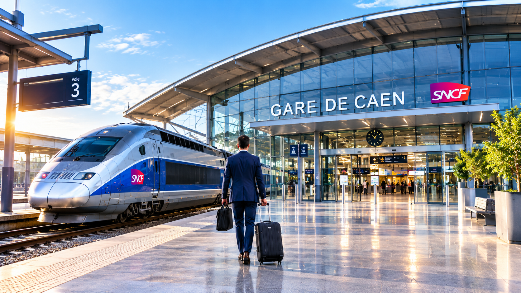 Transport ferroviaire et gare